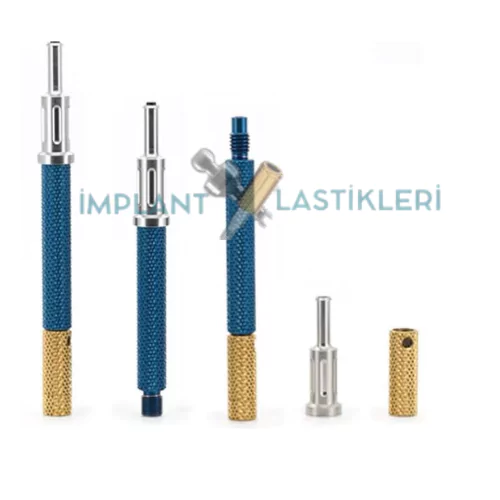 Locator Lastik Takma Anahtarı, diş implantı tedavilerinde yüksek hassasiyet ve kolay kullanım sunarak diş hekimlerine güvenilir çözümler sağlar. Dayanıklı yapısı ve mükemmel uyumu ile işlemleri hızlandırır ve güvenli bir deneyim sağlar.